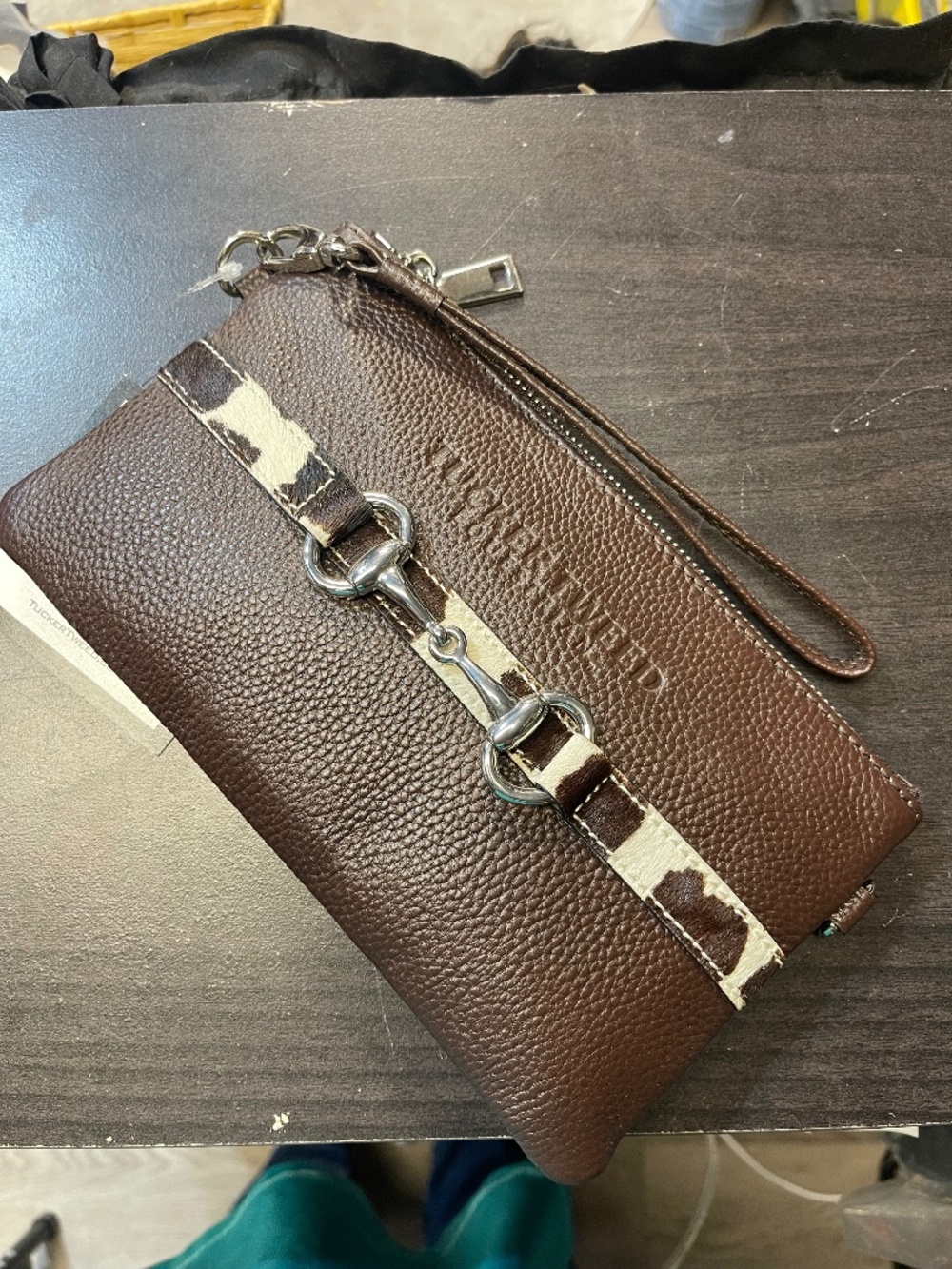 Tucker Tweed Wellington Wristlet